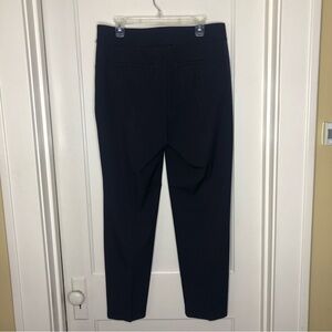 NWT LOFT Navy Blue Julie slim Ankle Length Dress Career Pants SZ 12T Navy Blue